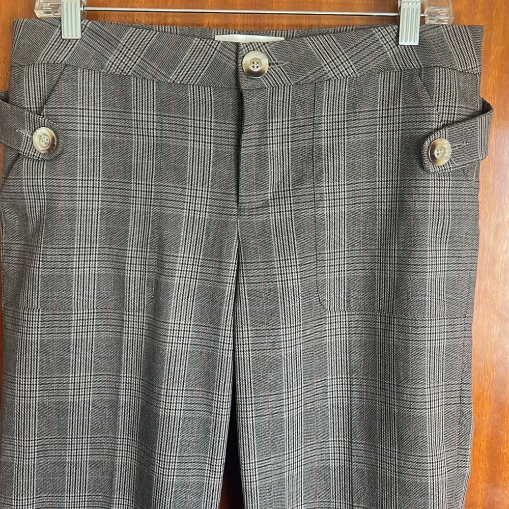 Excellent Condition Helen Wang Capri Pants Plaid Size 6 - Picture 2 of 8